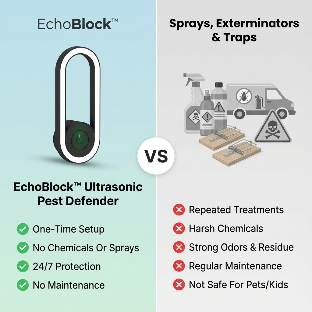 EchoBlock™ Ultrasonic Pest Defender